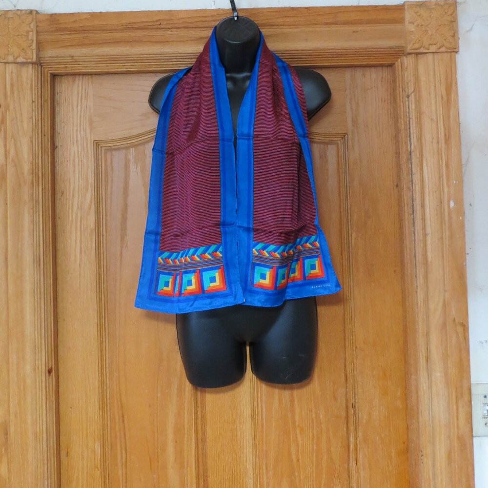 Silk Scarf designed by Elaine Gold